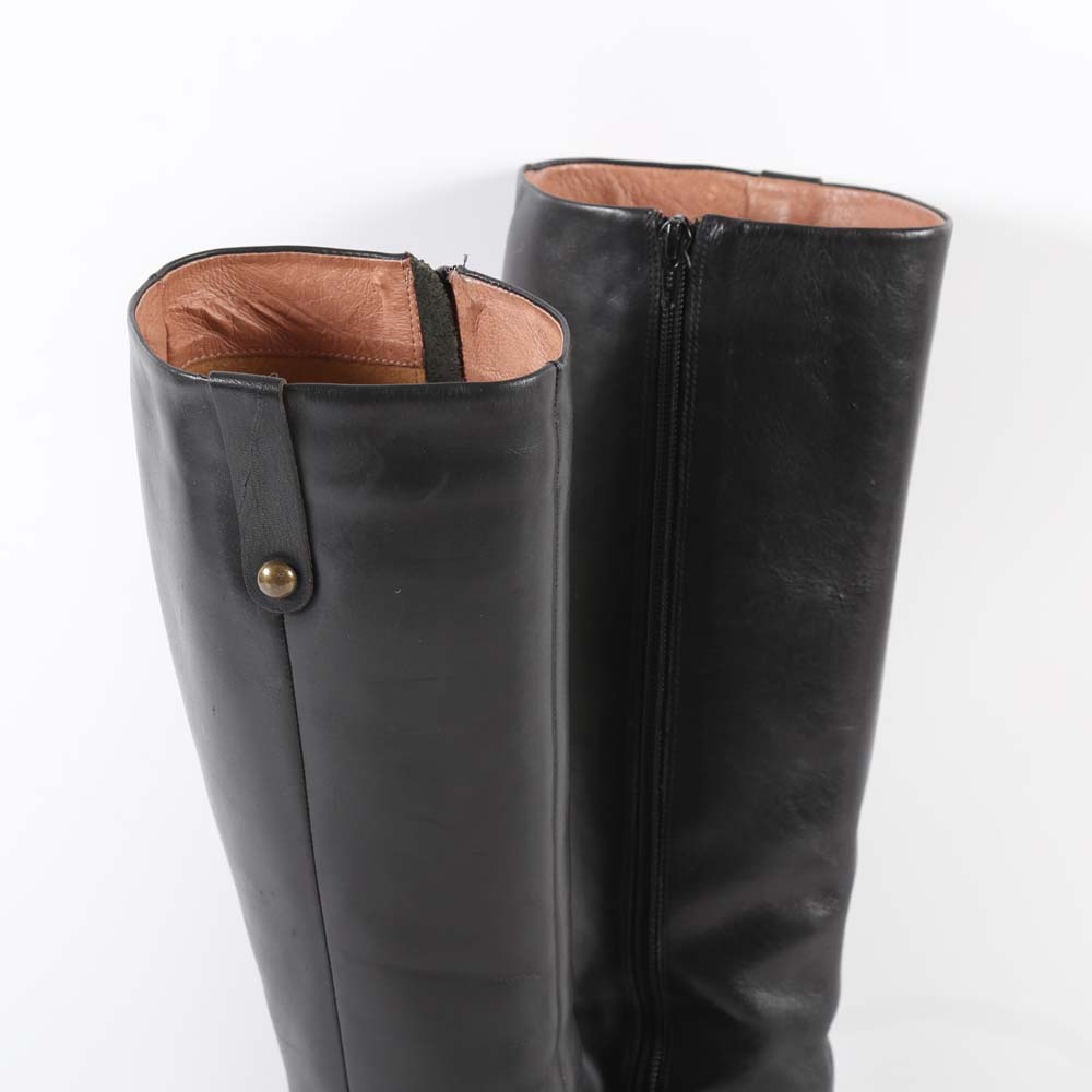 Women's Corso Como Black Leather Boots