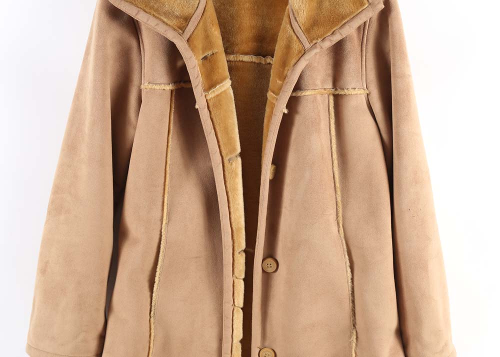 NC Nuage Collection Faux Shearling Lined Coat