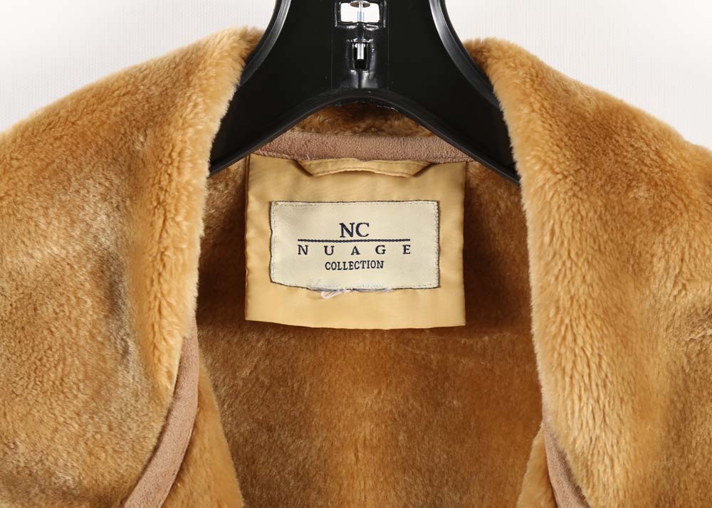 NC Nuage Collection Faux Shearling Lined Coat