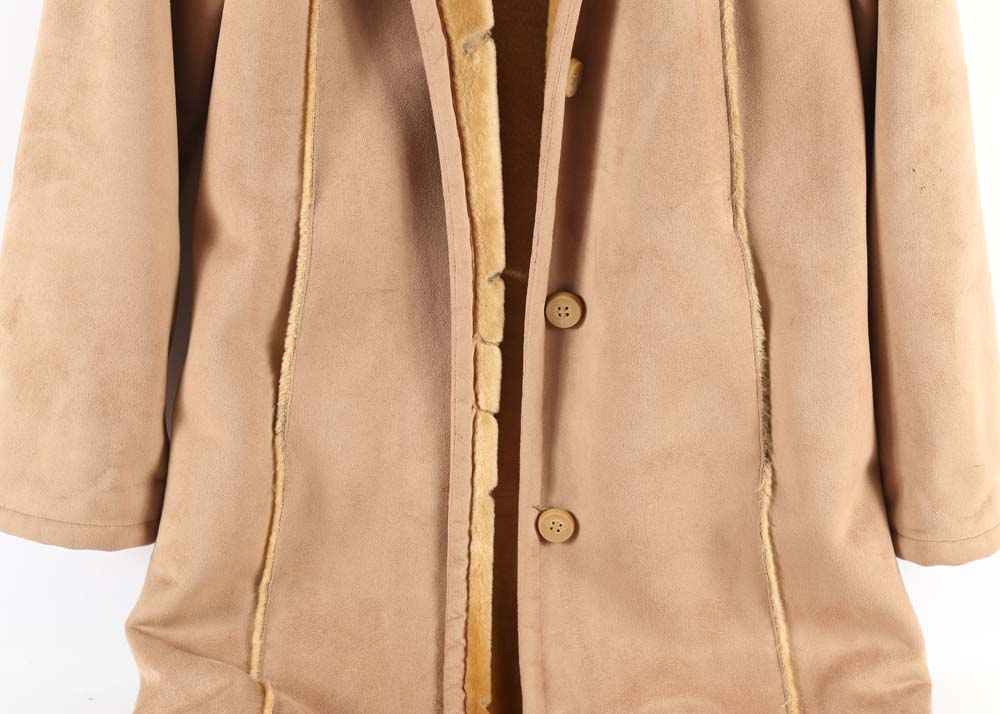 NC Nuage Collection Faux Shearling Lined Coat