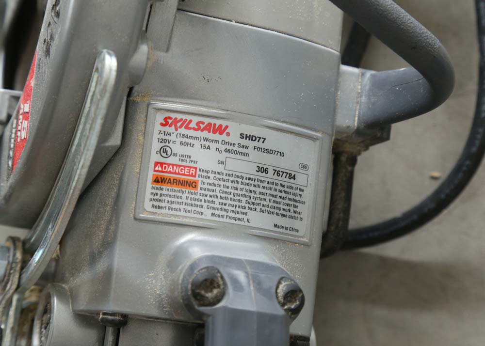 Skilsaw Worm Drive Saw