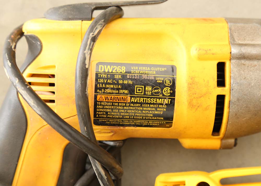 DeWalt Drill and Versa-Clutch Screwdriver