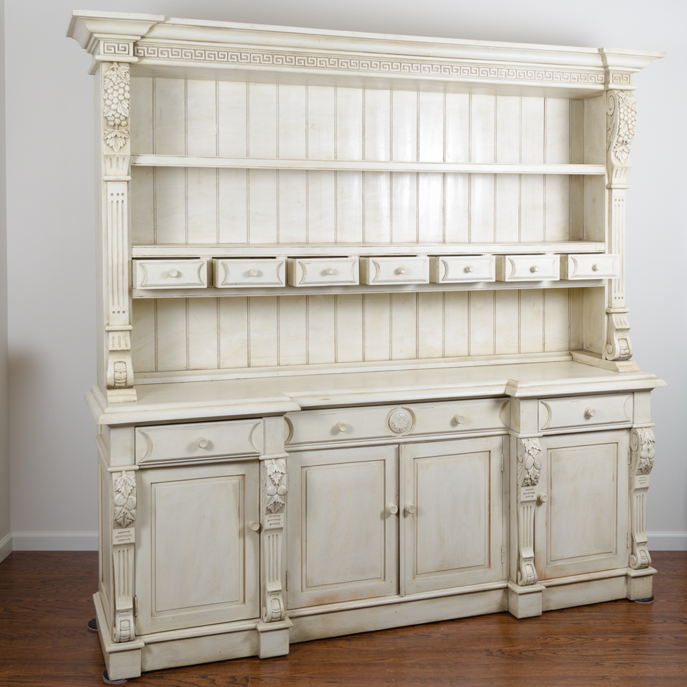 French Country Style China Cabinet