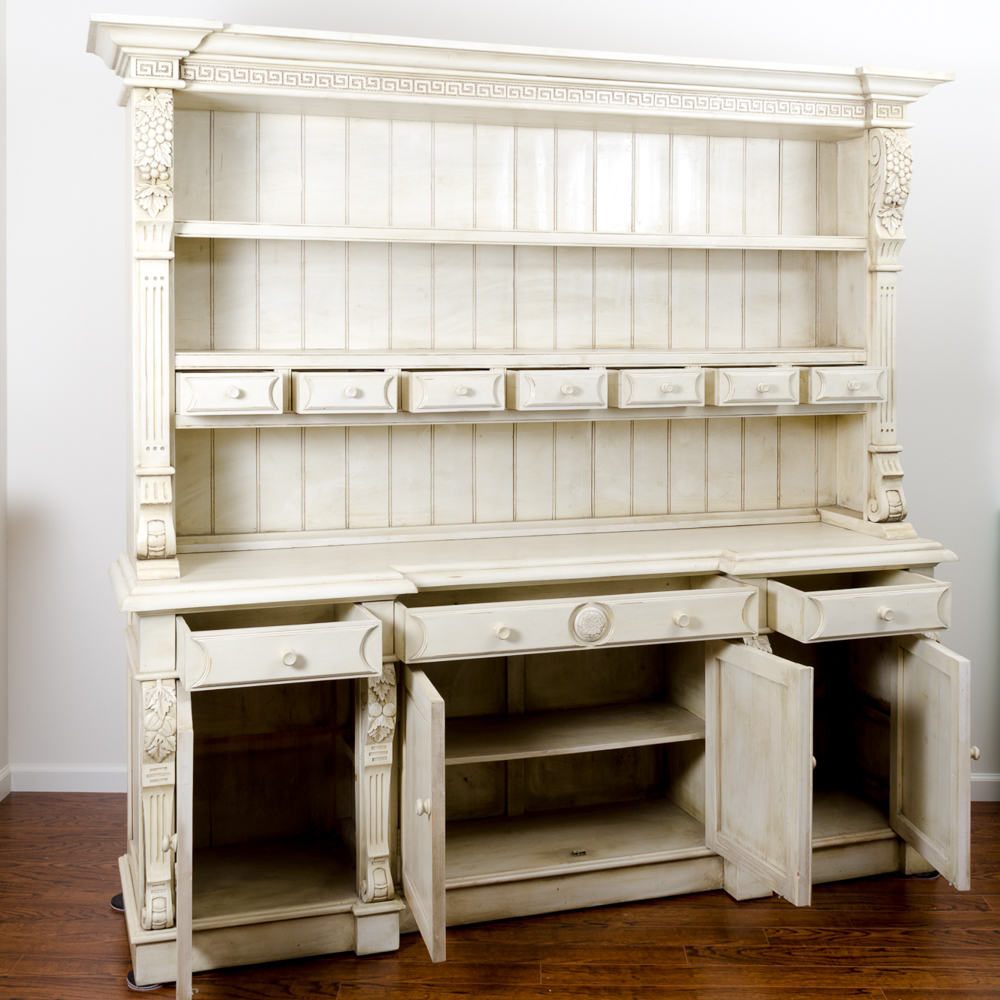 French Country Style China Cabinet