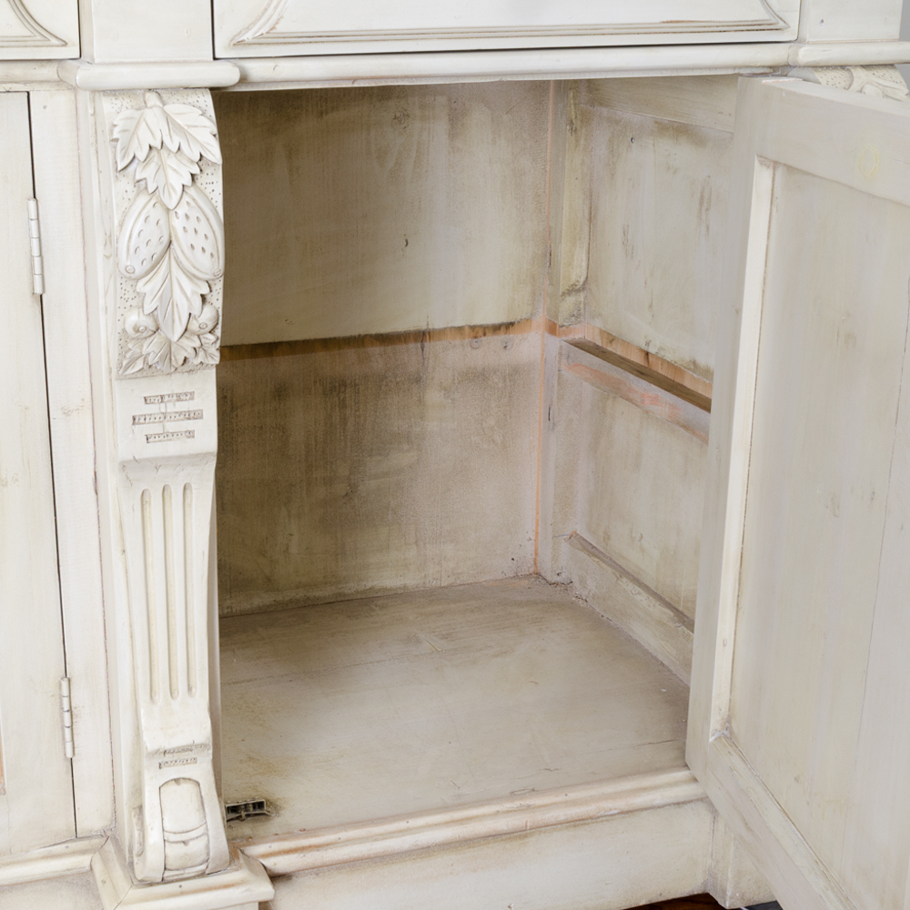 French Country Style China Cabinet