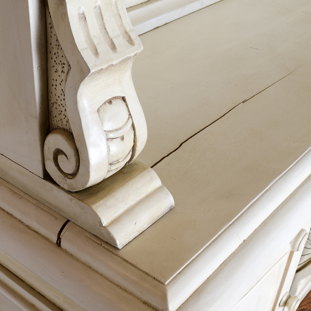 French Country Style China Cabinet