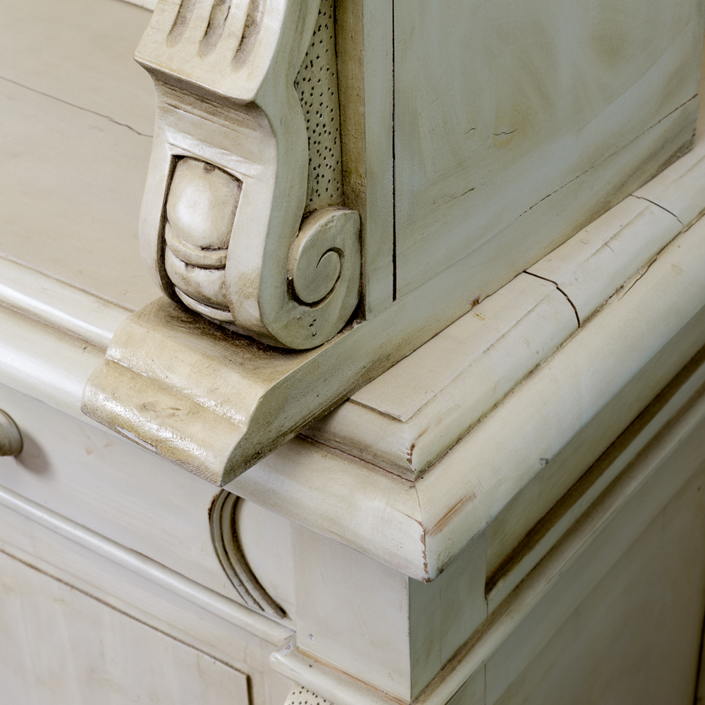 French Country Style China Cabinet