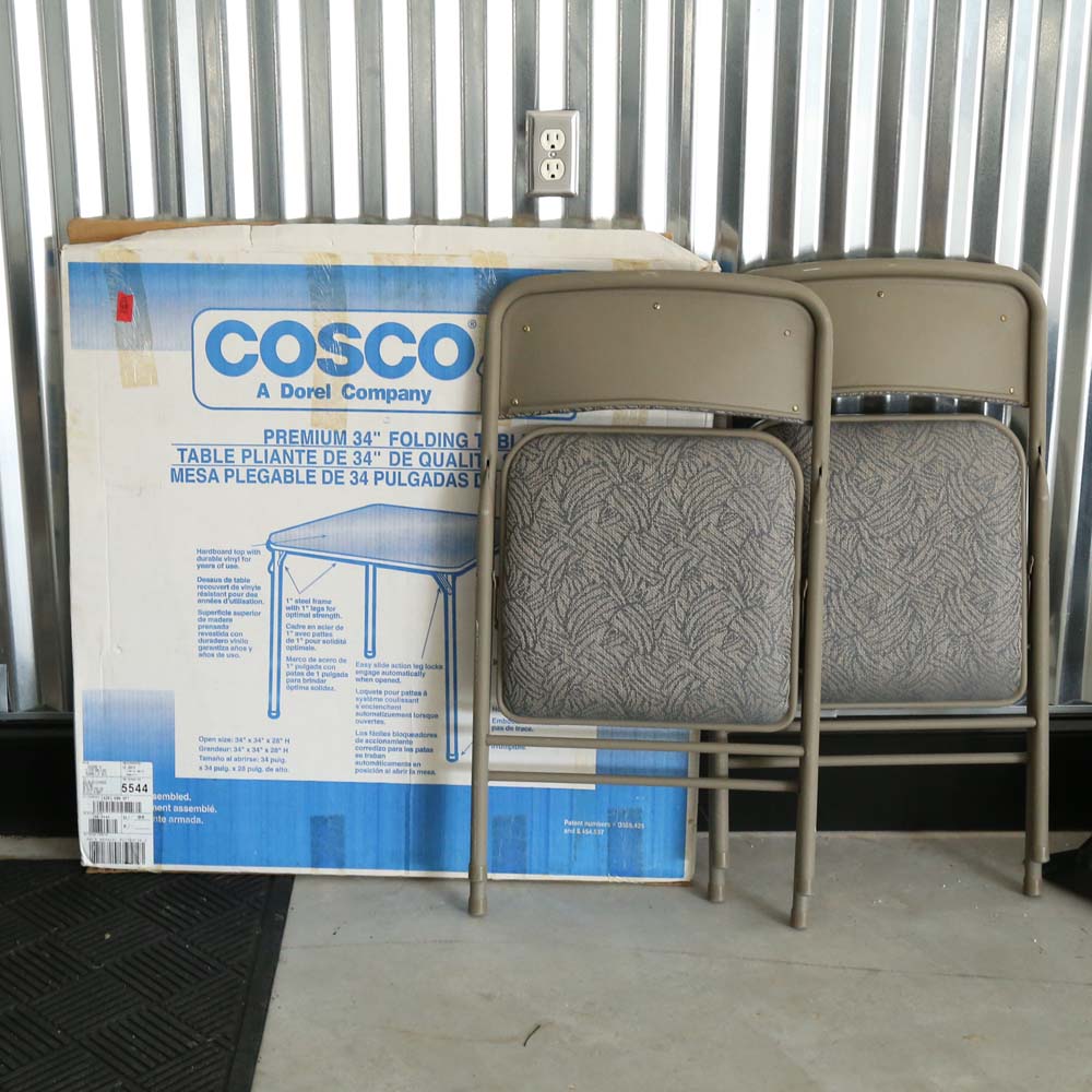Cosco Folding Table and Chairs