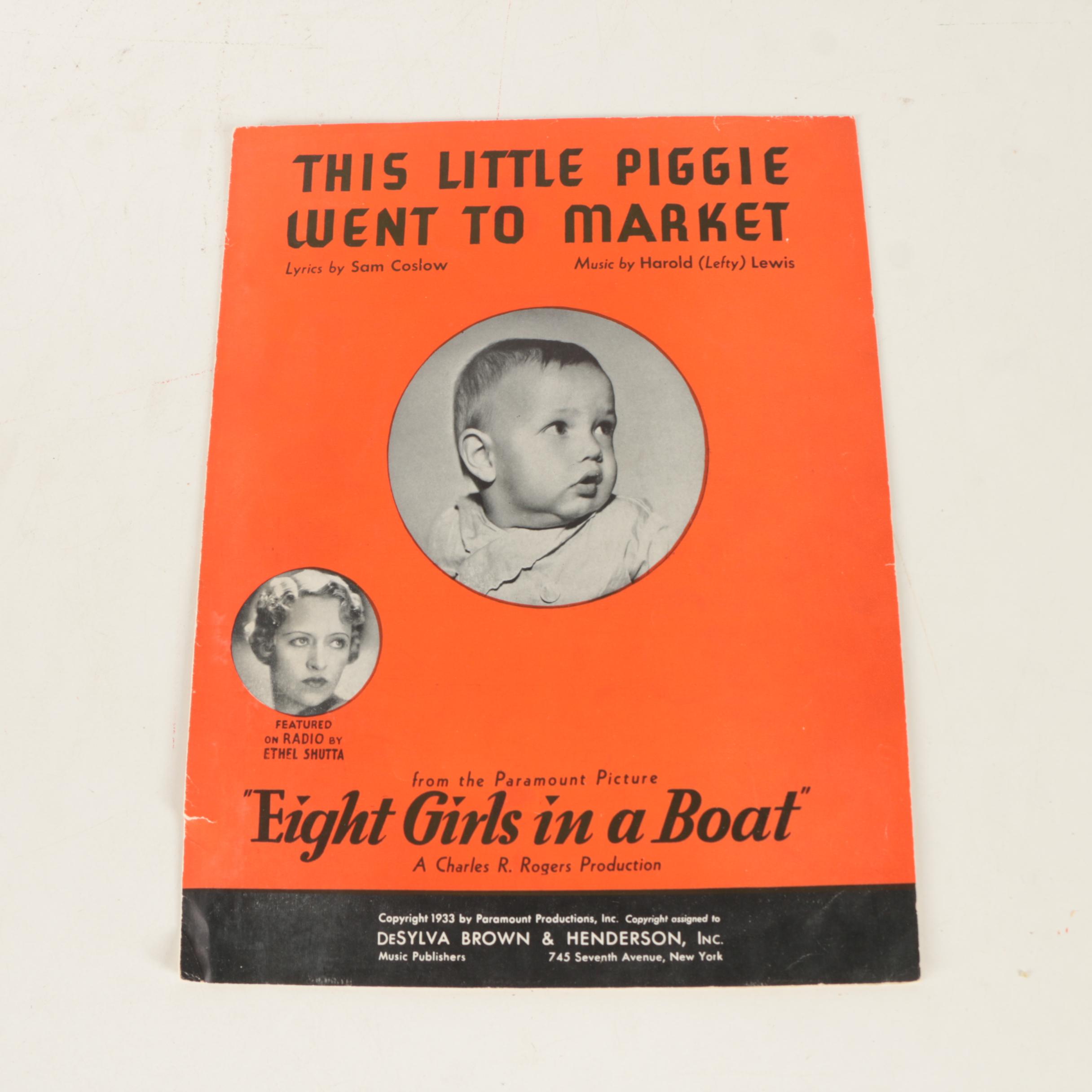 Over 100 Vintage Songbooks of Sheet Music