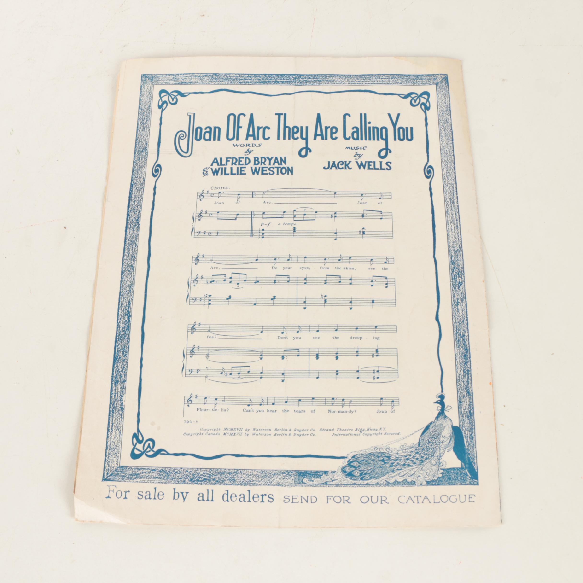 Over 100 Vintage Songbooks of Sheet Music