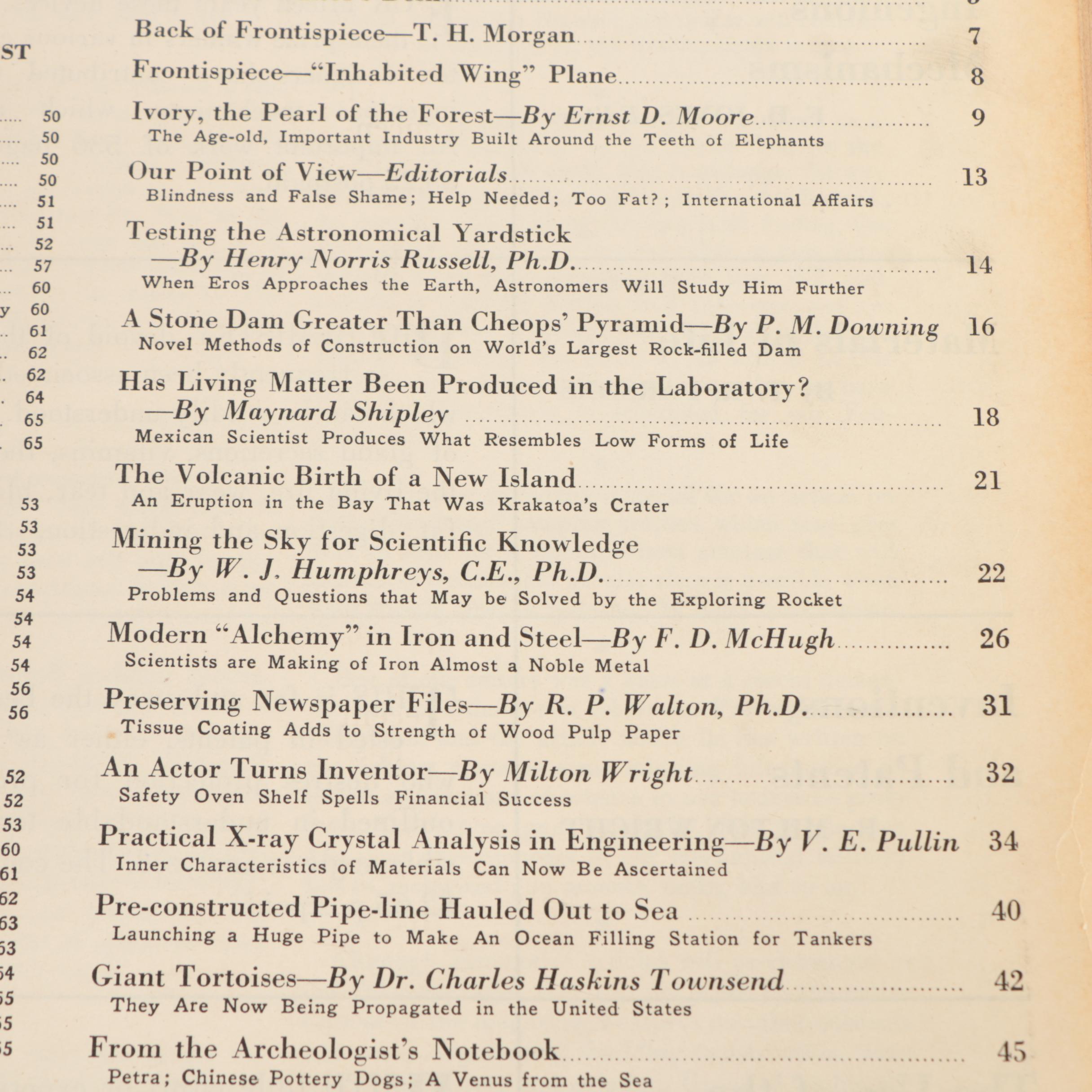 Collection of "Science" Magazine and "Scientific American" Book