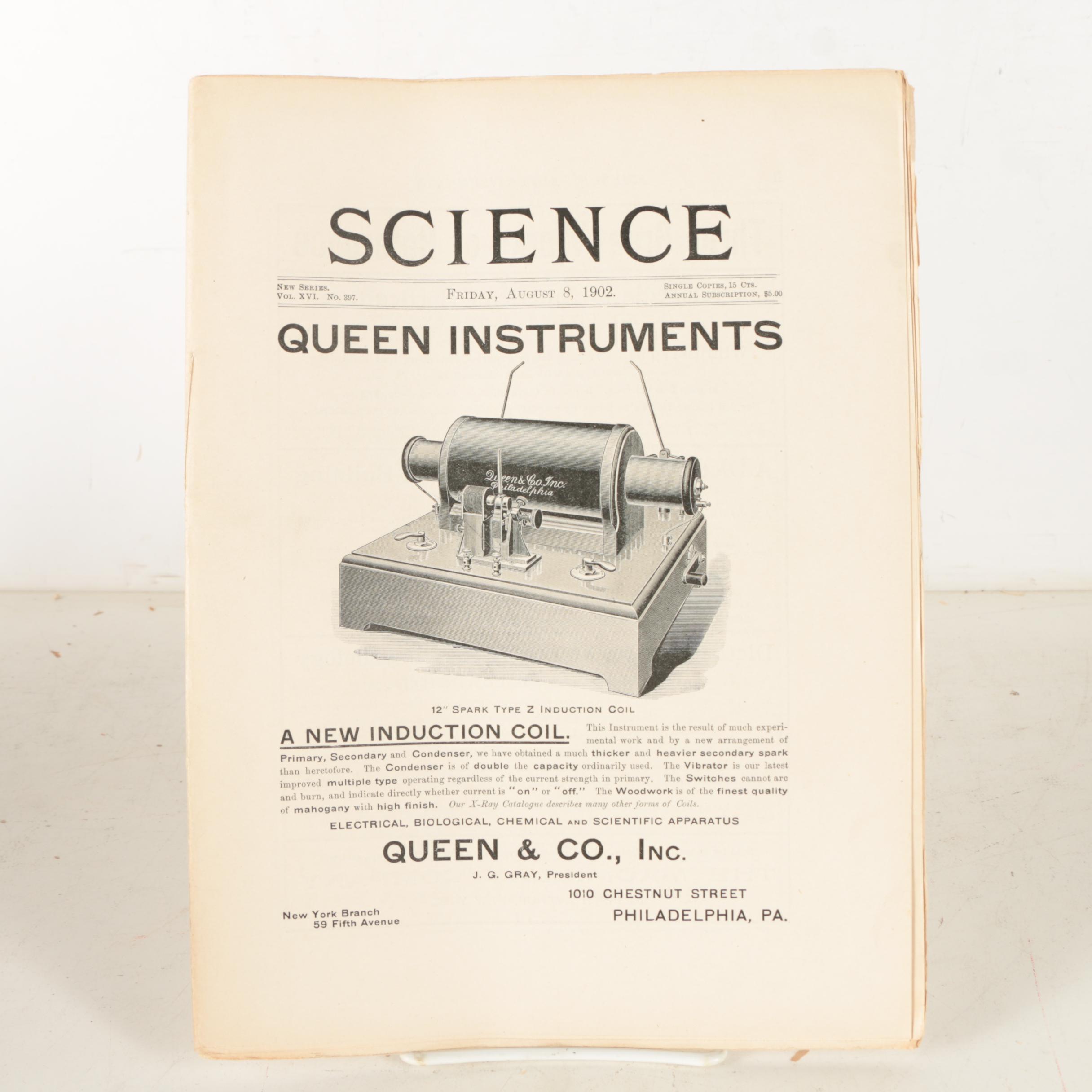 Collection of "Science" Magazine and "Scientific American" Book