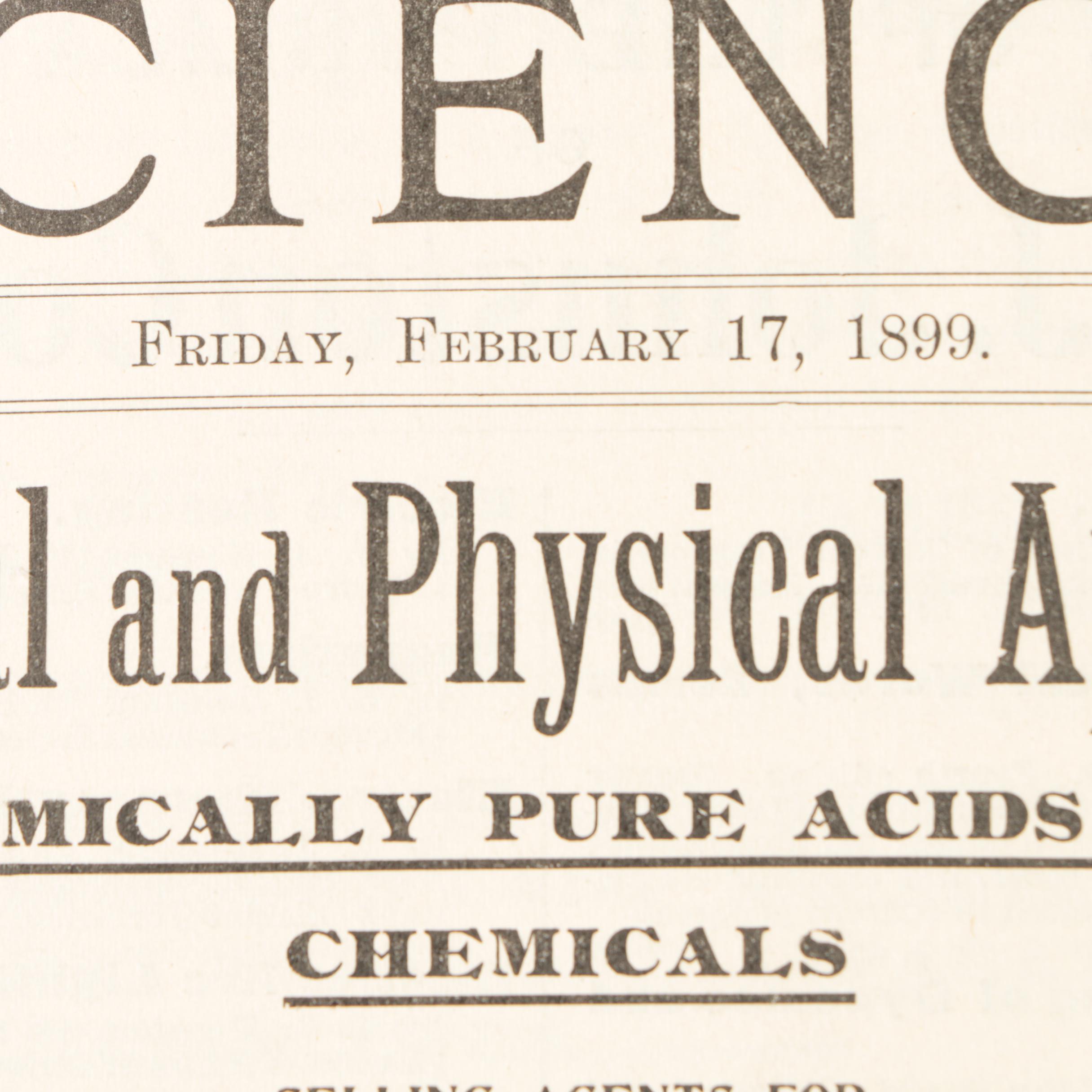 Collection of "Science" Magazine and "Scientific American" Book