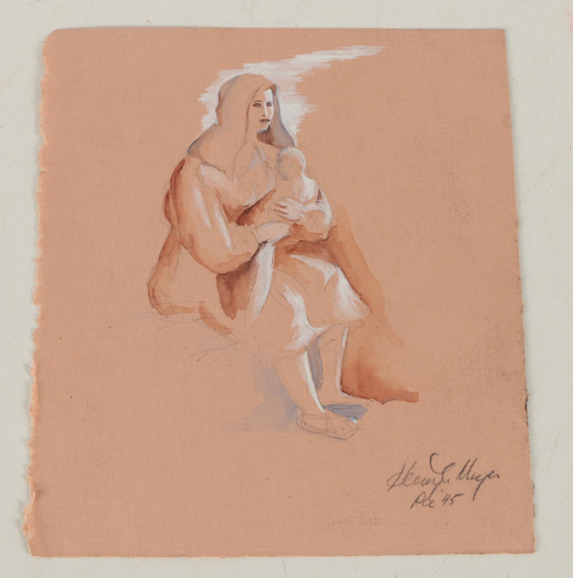 Henry C. Meyer Drawings and Gouache Paintings on Paper