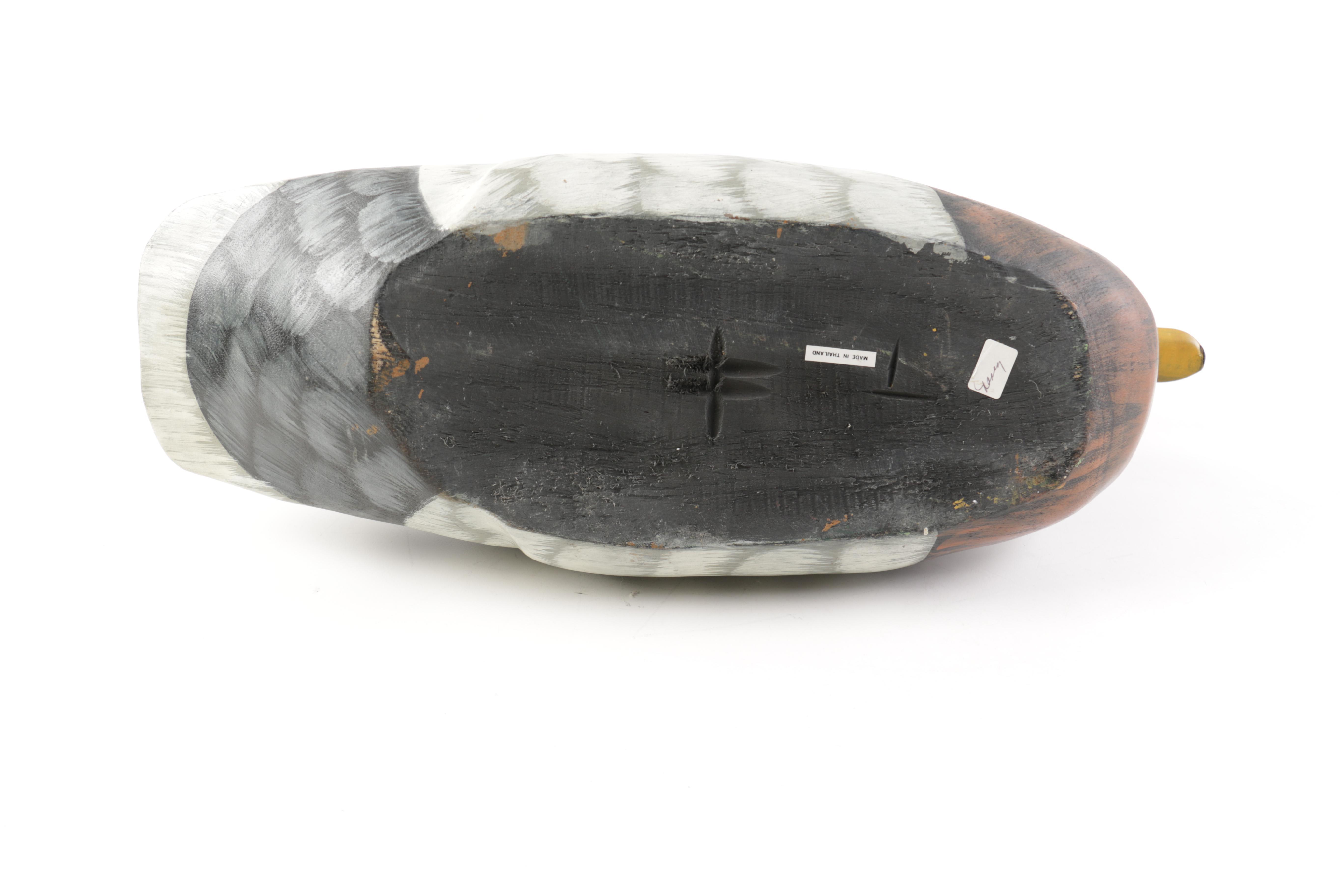 S. Albertson and Other Painted Mallard Duck Wooden Decoys