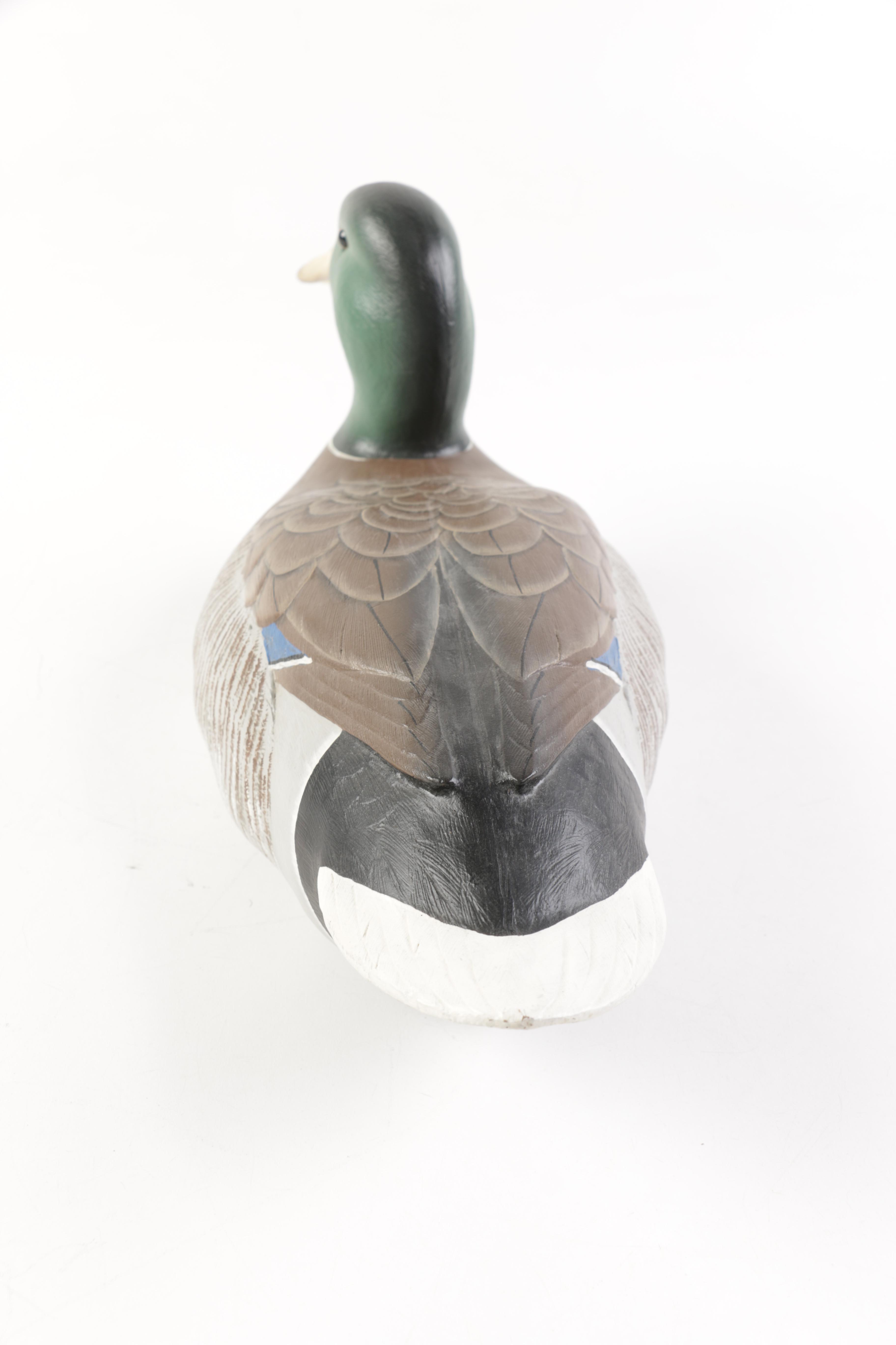 S. Albertson and Other Painted Mallard Duck Wooden Decoys