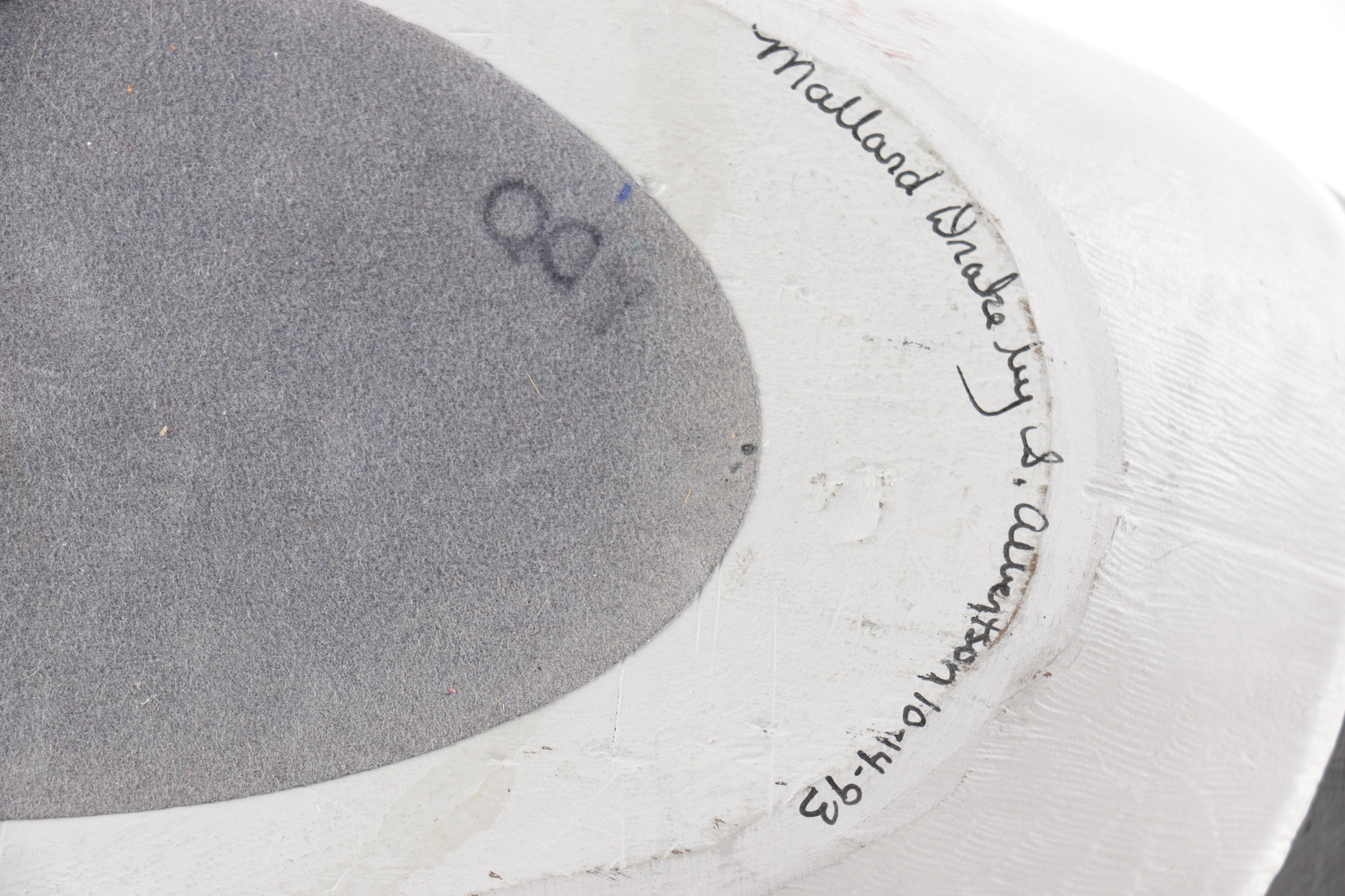 S. Albertson and Other Painted Mallard Duck Wooden Decoys