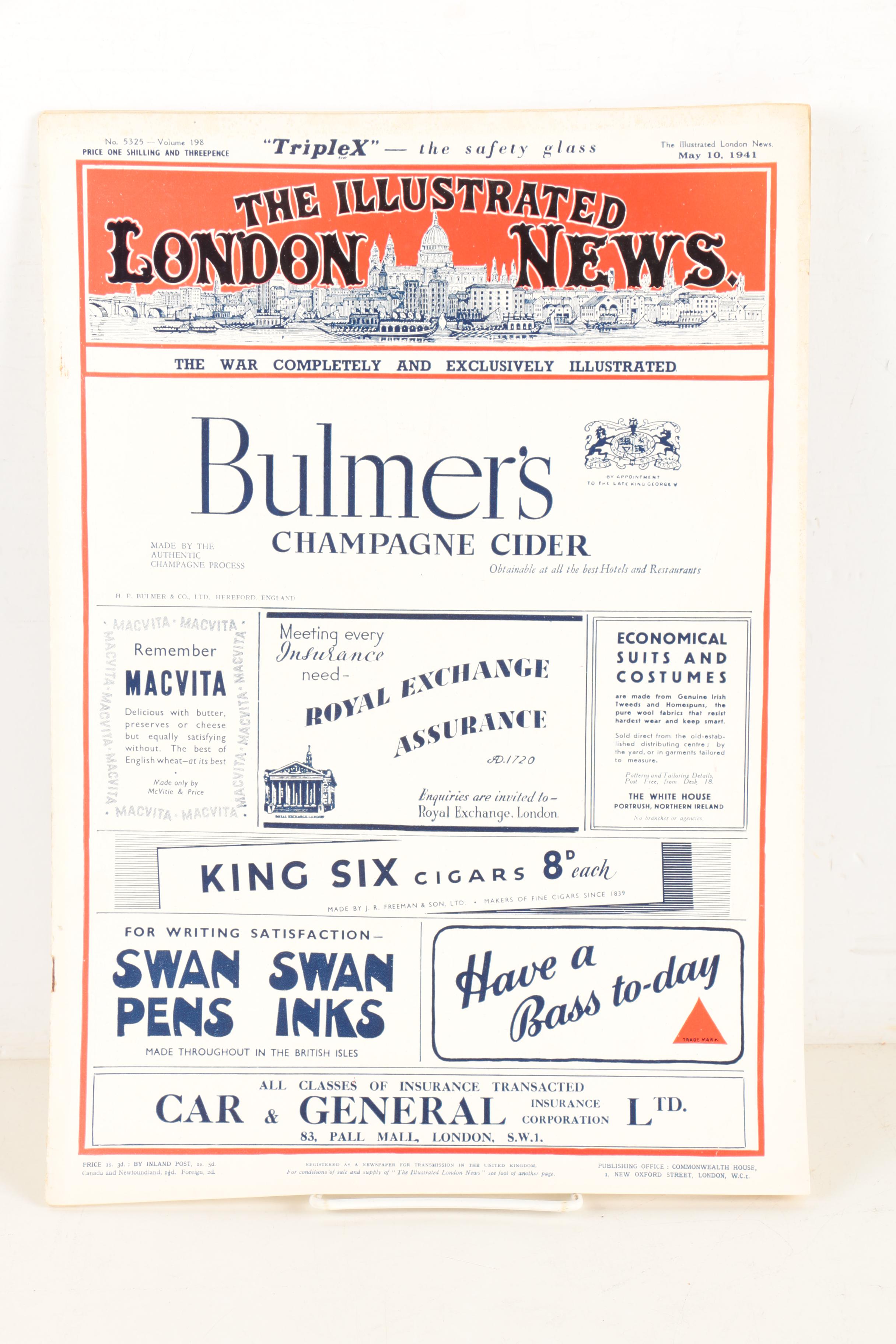 1936–1942 "The Illustrated London News" and "The Sphere"