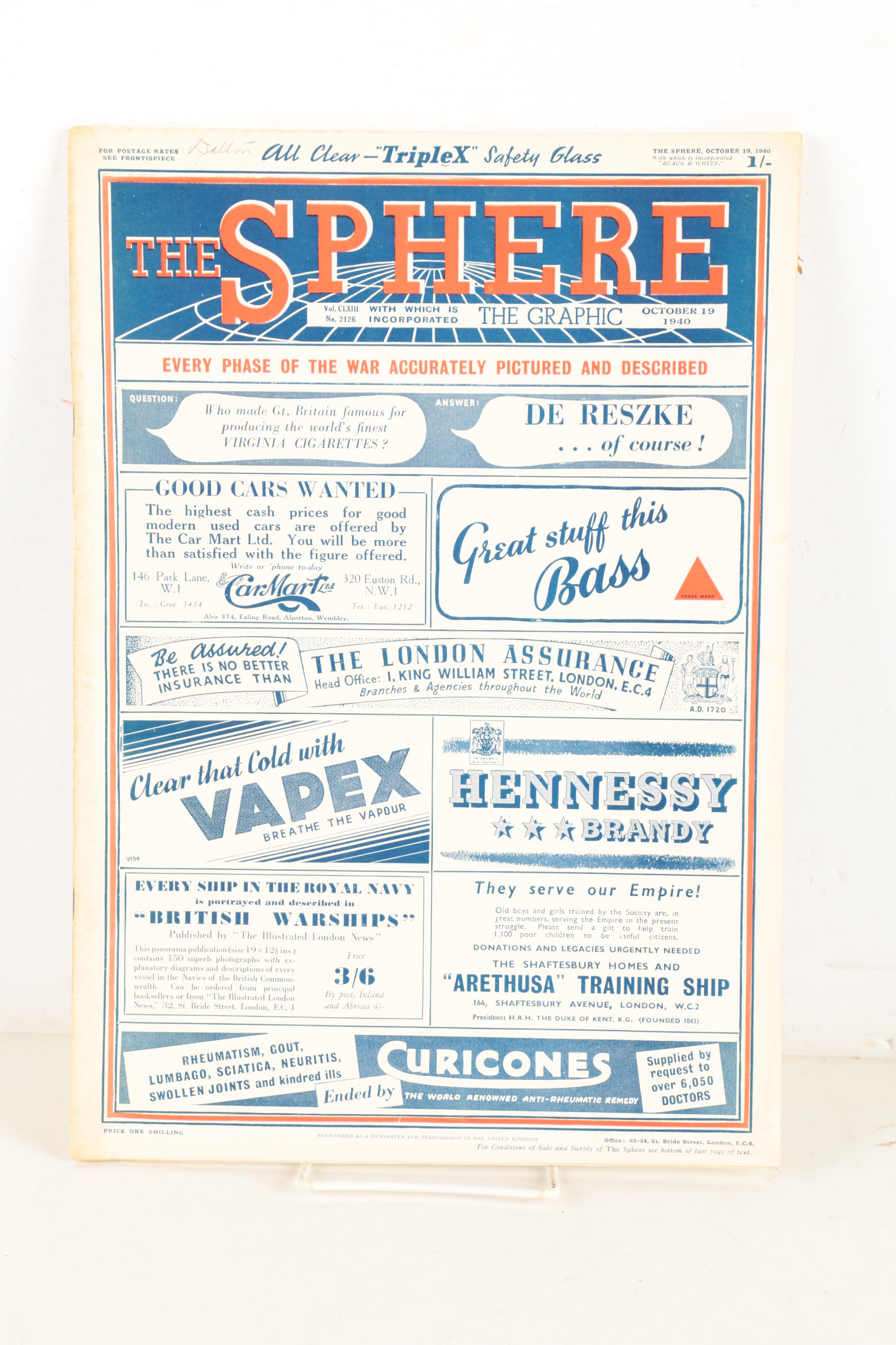 1936–1942 "The Illustrated London News" and "The Sphere"