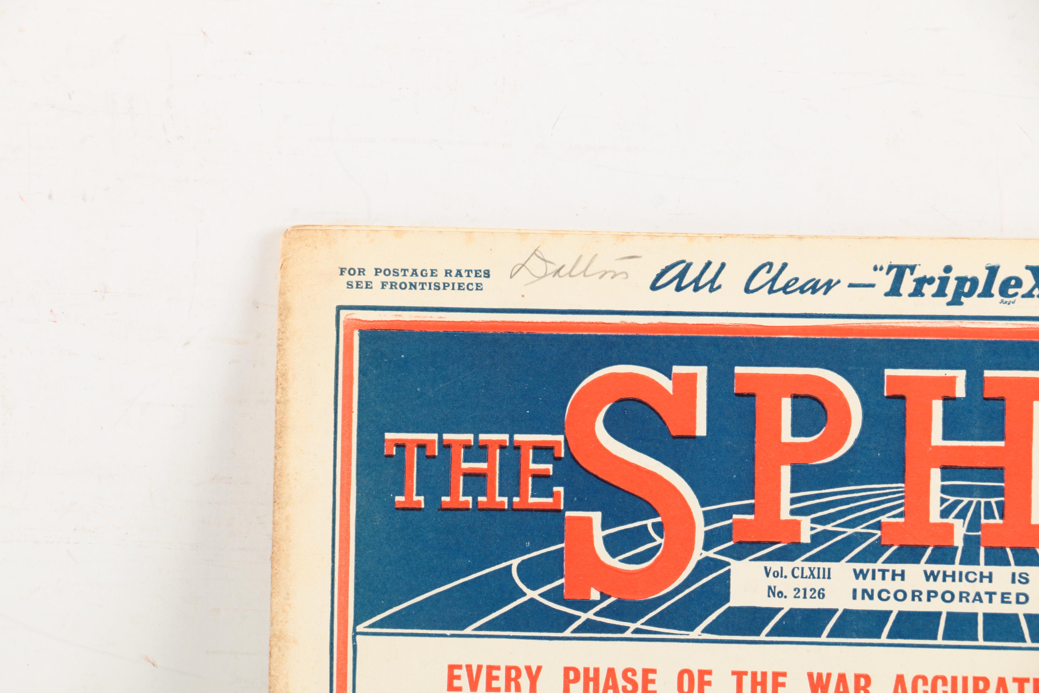 1936–1942 "The Illustrated London News" and "The Sphere"