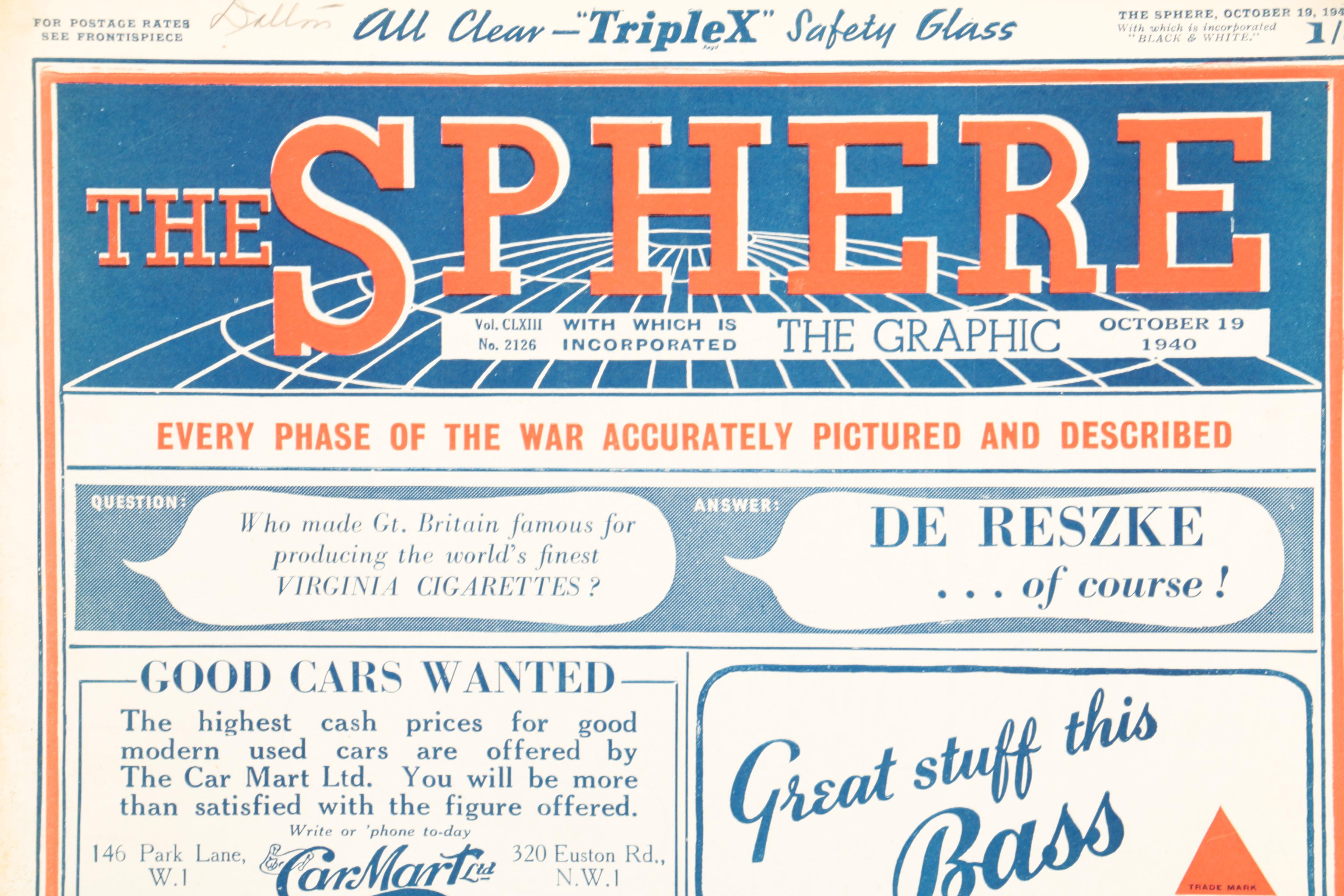 1936–1942 "The Illustrated London News" and "The Sphere"