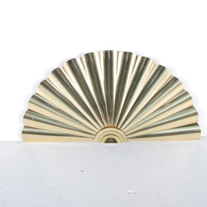 Brass Fan Wall Hanging