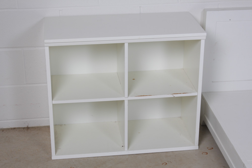 PB Teen Ultimate Queen Size Storage Bed