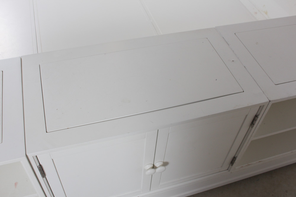 PB Teen Ultimate Queen Size Storage Bed