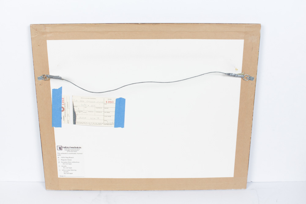 Antique Italian Map Etching