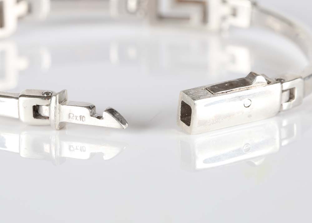 Sterling Silver and 18K Yellow Gold Accented Bracelet