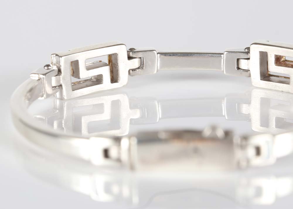 Sterling Silver and 18K Yellow Gold Accented Bracelet