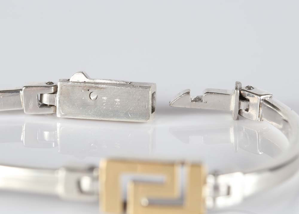 Sterling Silver and 18K Yellow Gold Accented Bracelet