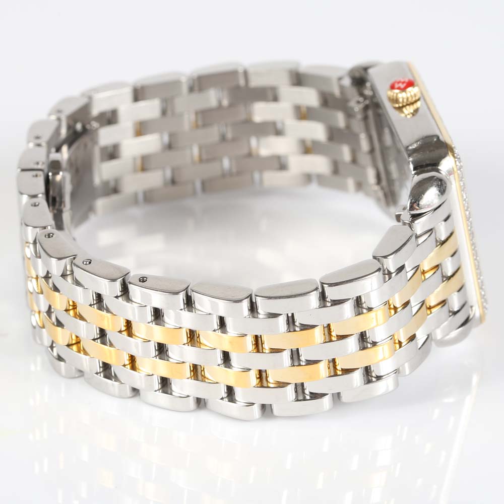 Stainless Steel "Diamond Deco II" Michele Watch