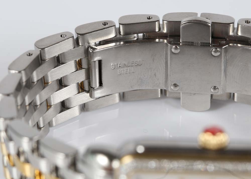 Stainless Steel "Diamond Deco II" Michele Watch