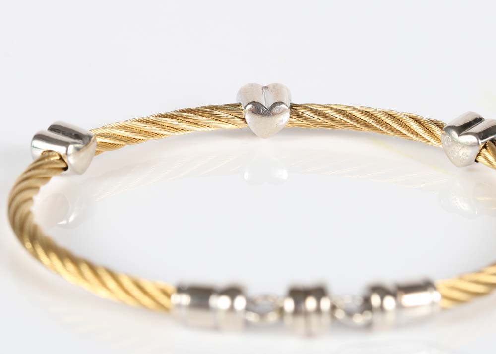 Stainless Steel Diamond Bracelet