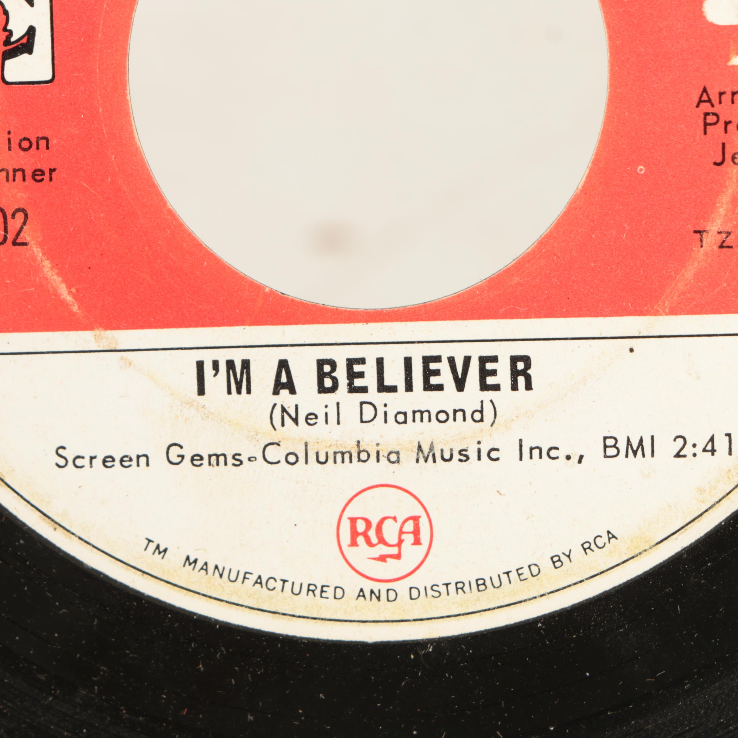 Rolling Stones, Joan Baez, Stevie Nicks, 12O Other Rock and Folk 45 rpm Singles