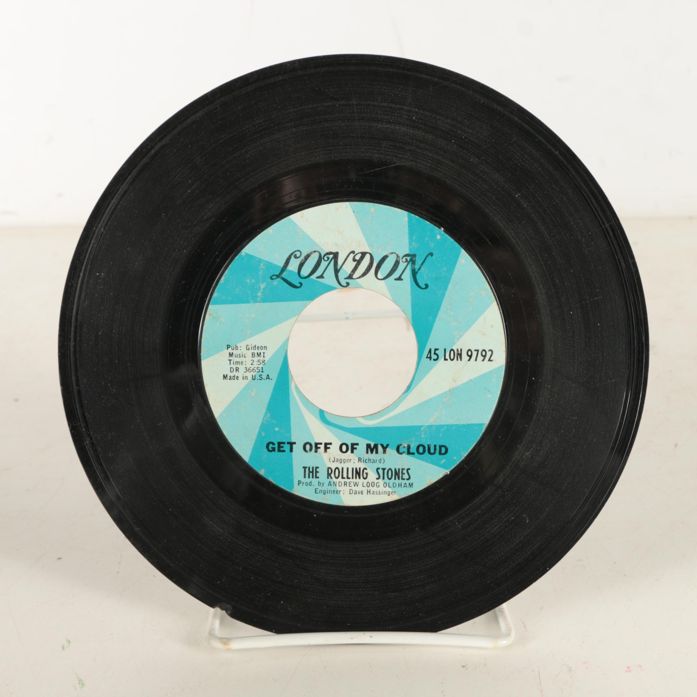 Rolling Stones, Joan Baez, Stevie Nicks, 12O Other Rock and Folk 45 rpm Singles