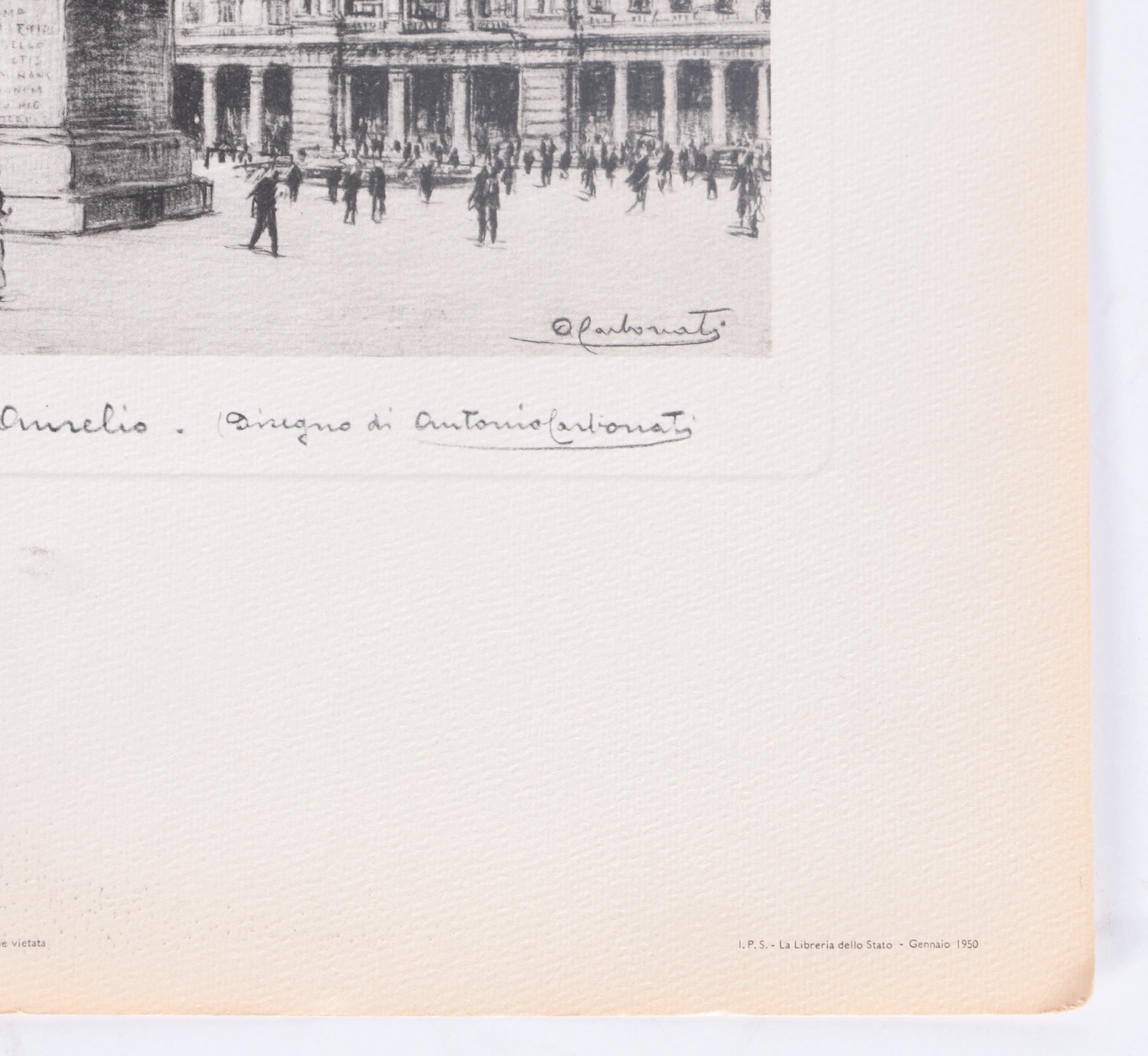 Reproduction Prints After Illustrations of Roman Monuments