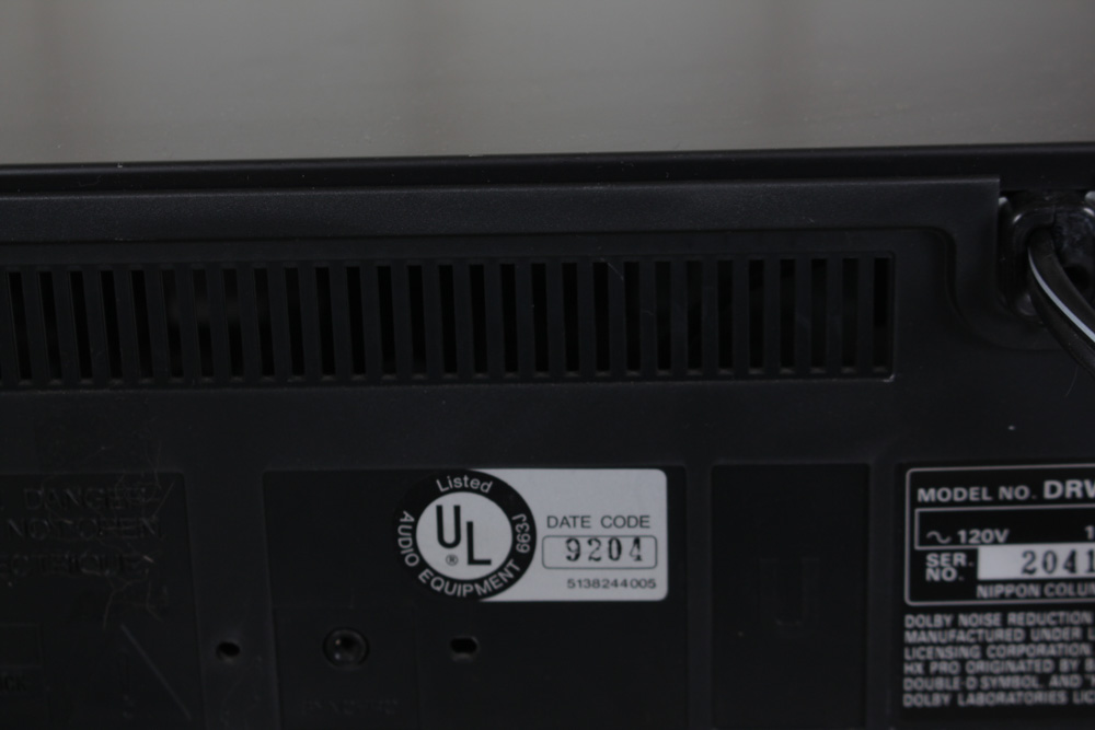 Denon Stereo Receiver and Double Cassette Tape Deck