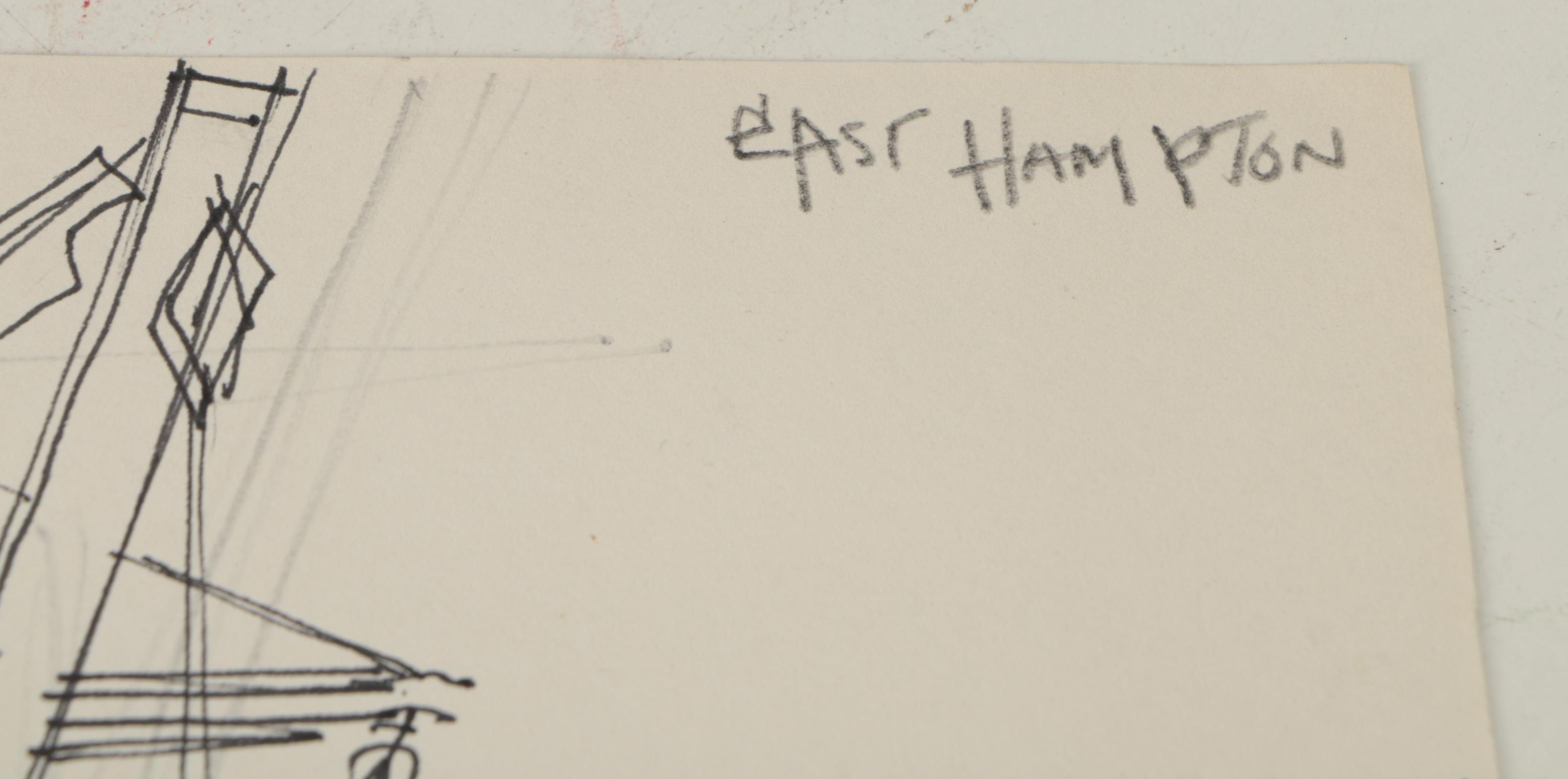 Collection of Ink and Graphite Drawings Featuring Henry C. Meyer