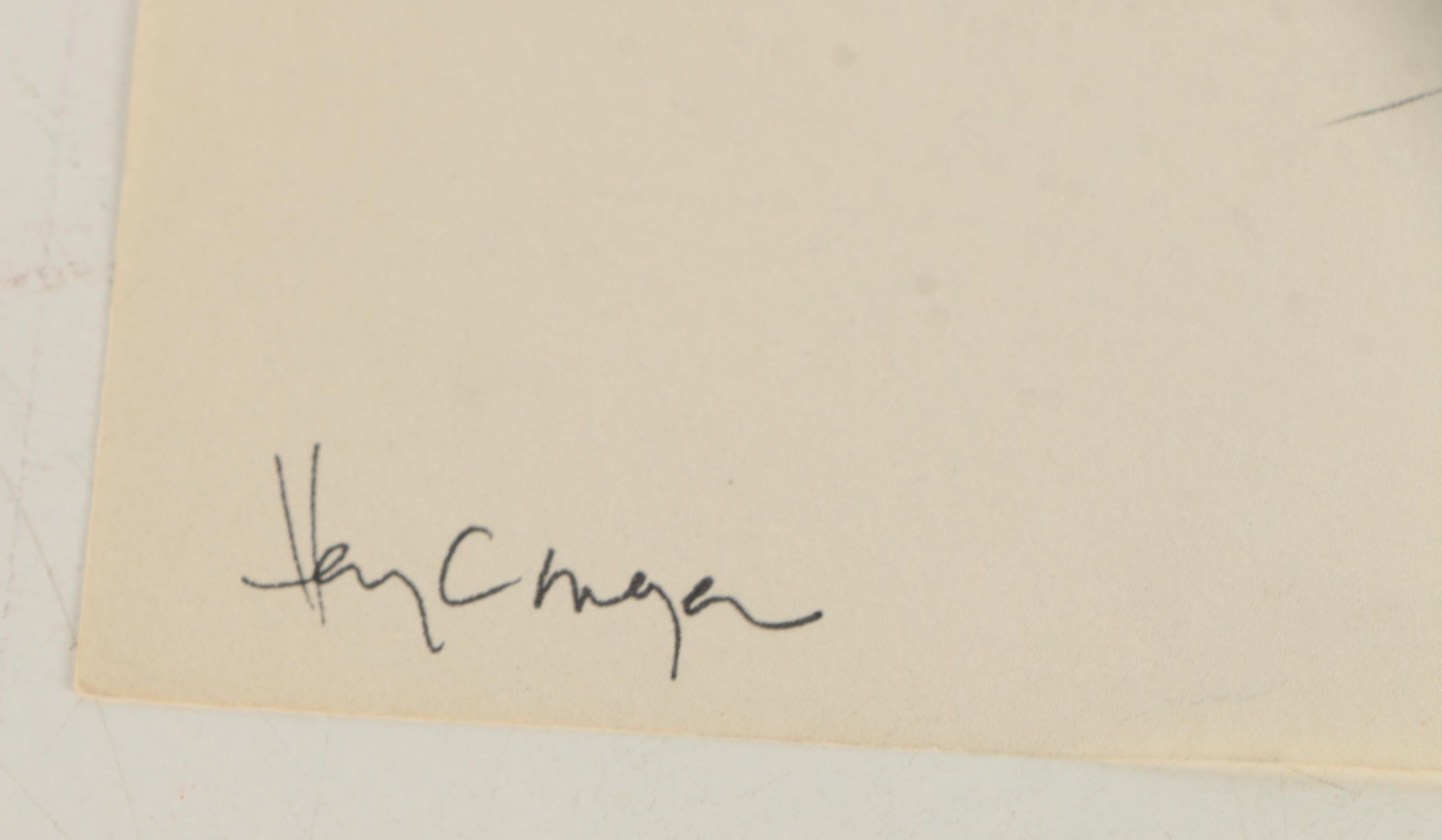 Collection of Ink and Graphite Drawings Featuring Henry C. Meyer