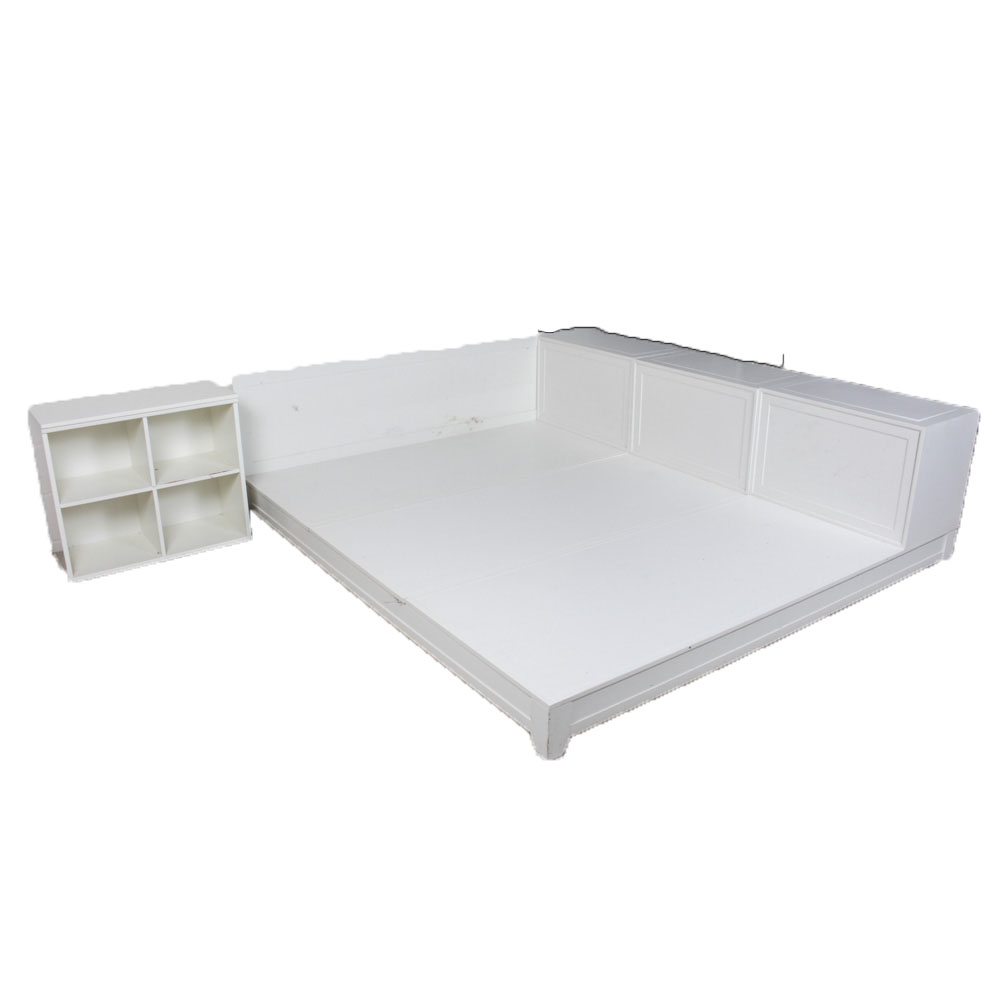 PB Teen Ultimate Queen Size Storage Bed
