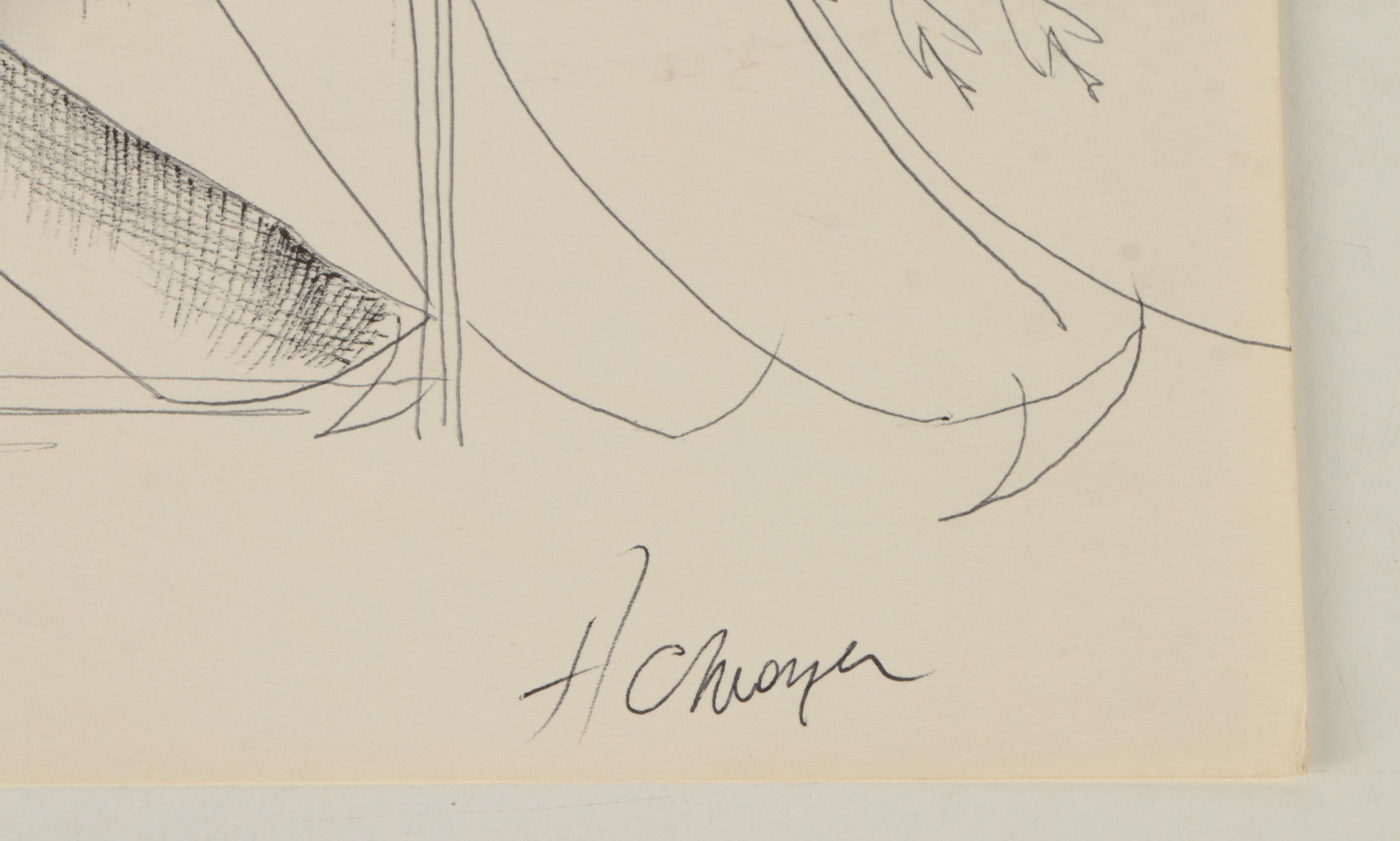 Collection of Ink and Graphite Drawings Featuring Henry C. Meyer