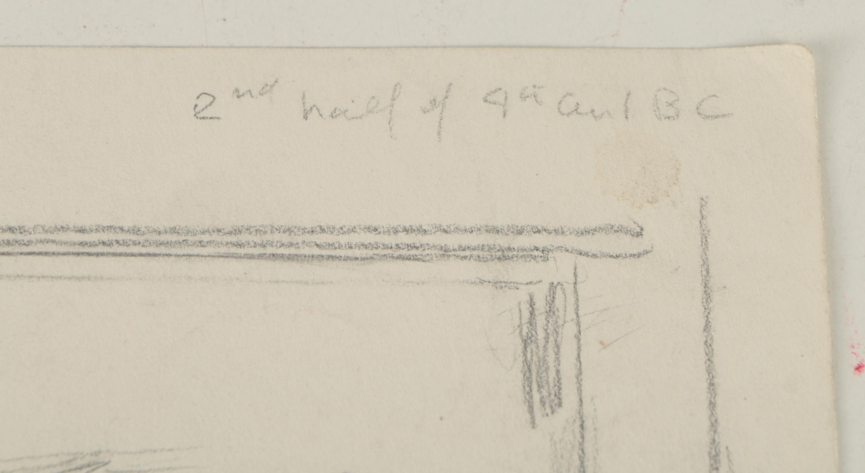 Collection of Ink and Graphite Drawings Featuring Henry C. Meyer