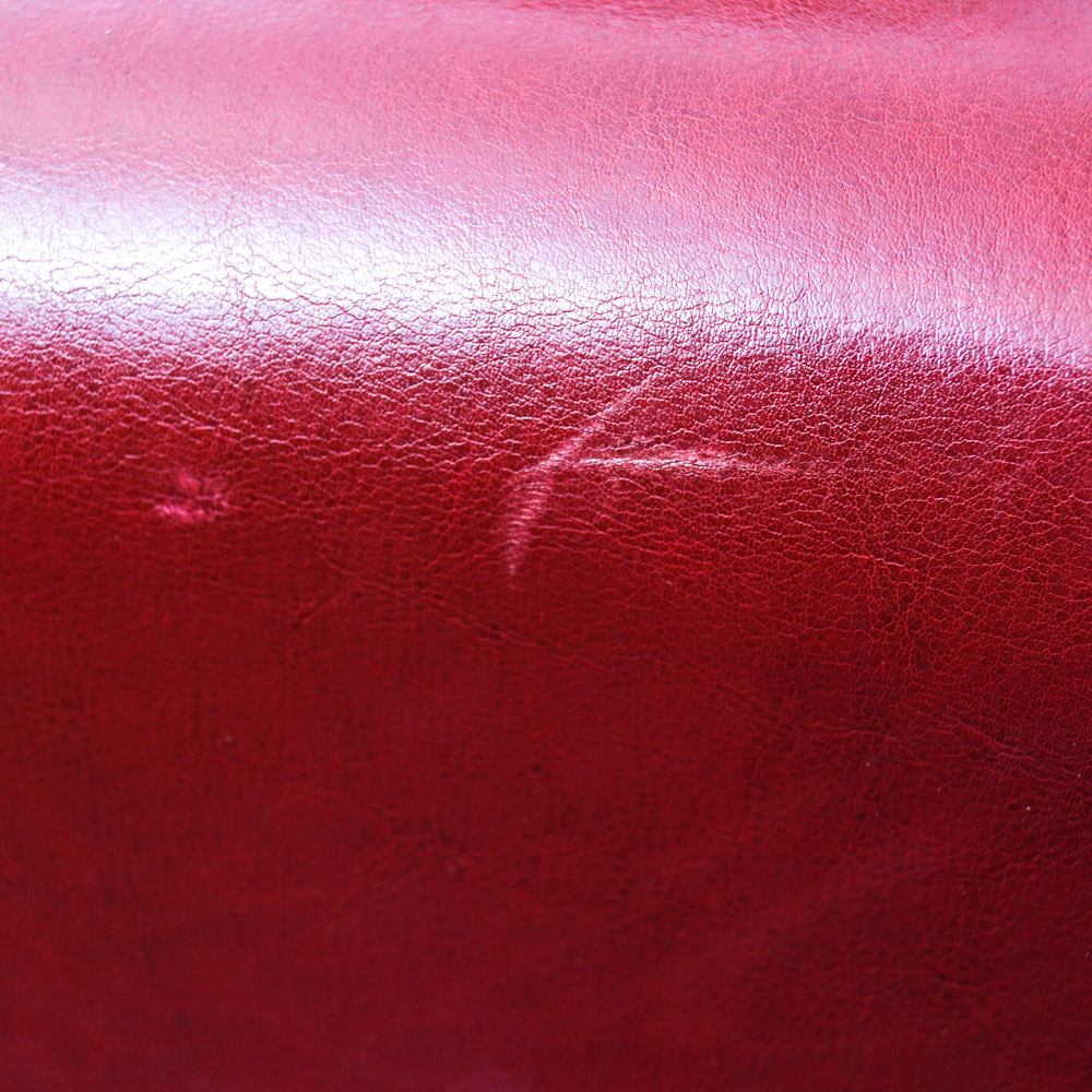 Set of Red Upholstered Chairs