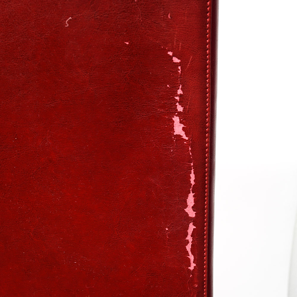 Set of Red Upholstered Chairs