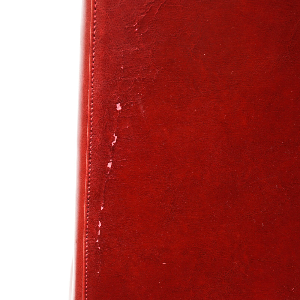 Set of Red Upholstered Chairs