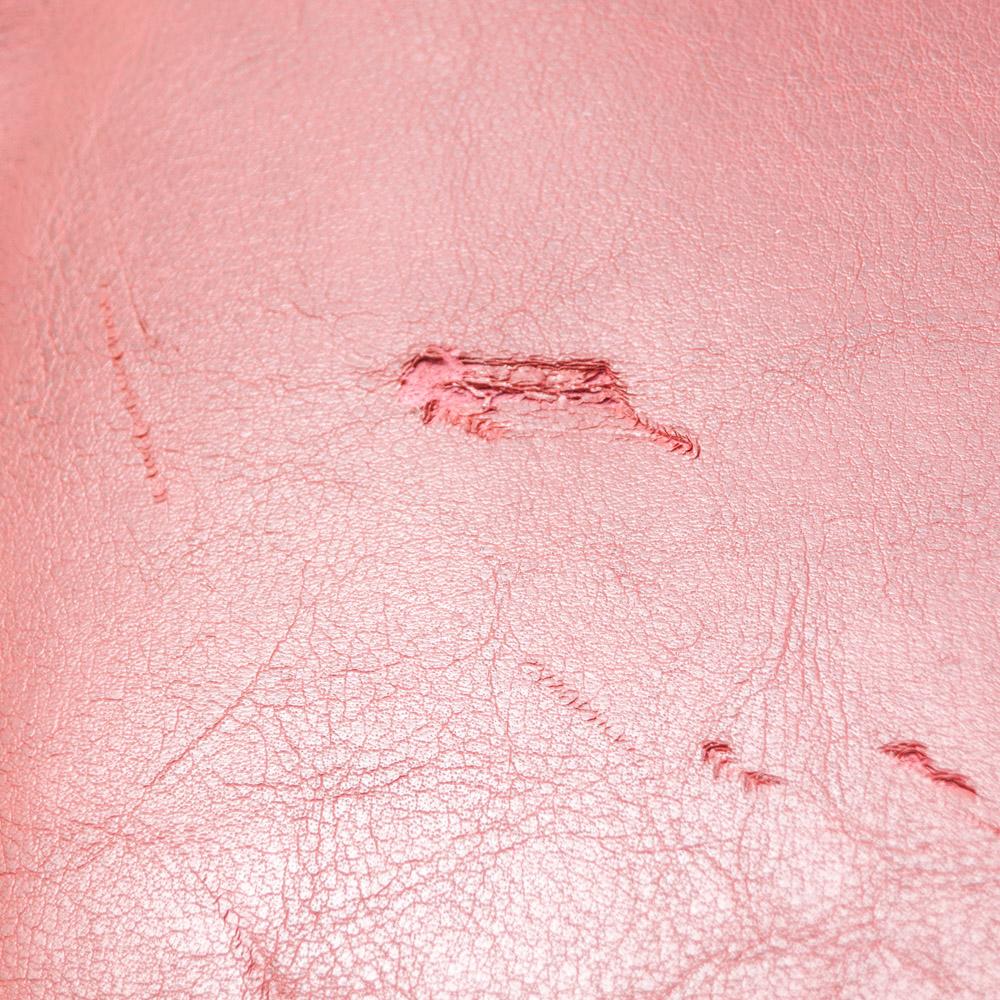 Set of Red Upholstered Chairs