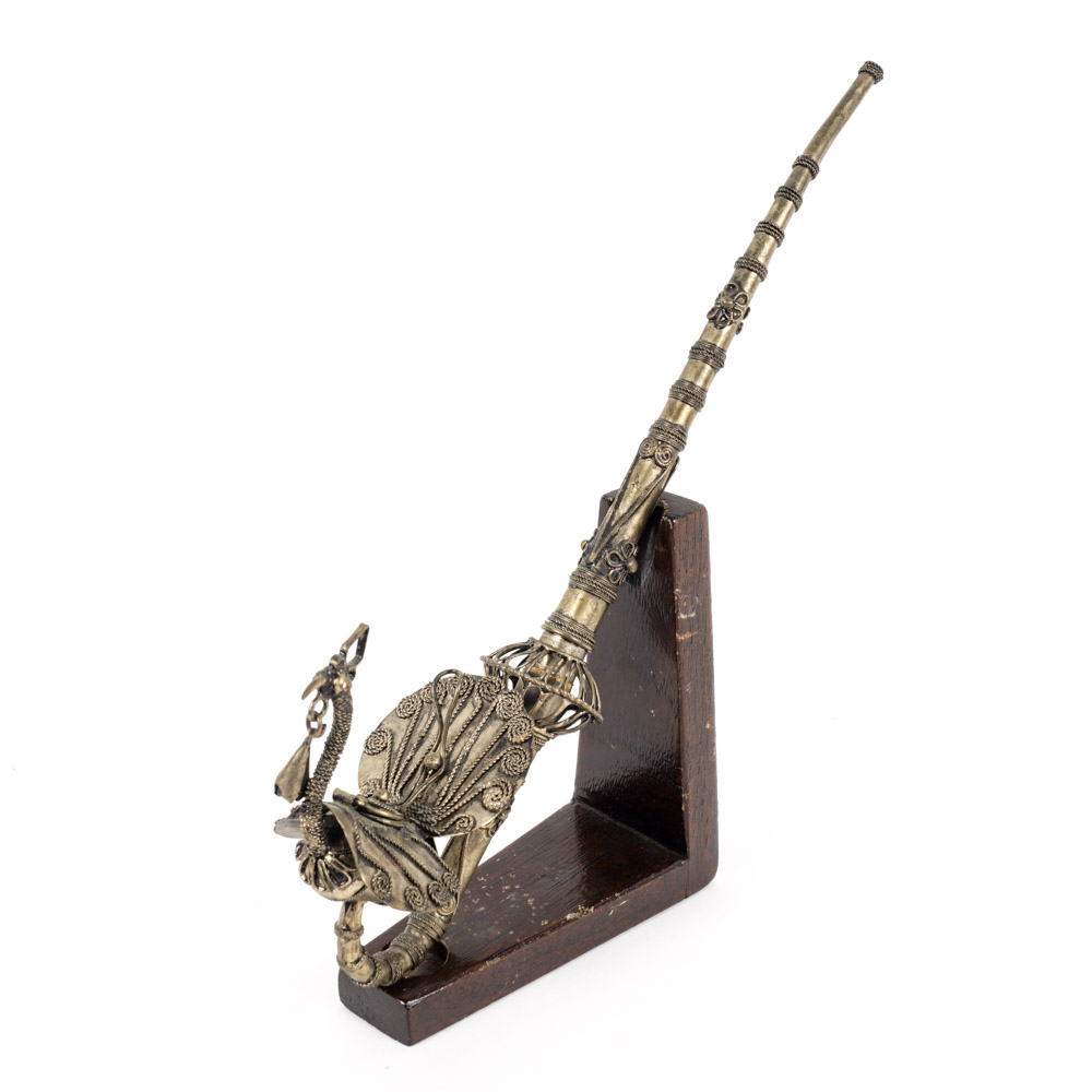 Decorative Peacock Opium Pipe