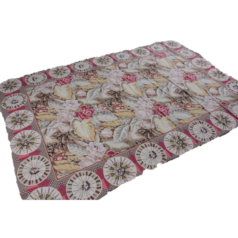 Contemporary Needlepoint Area Rug